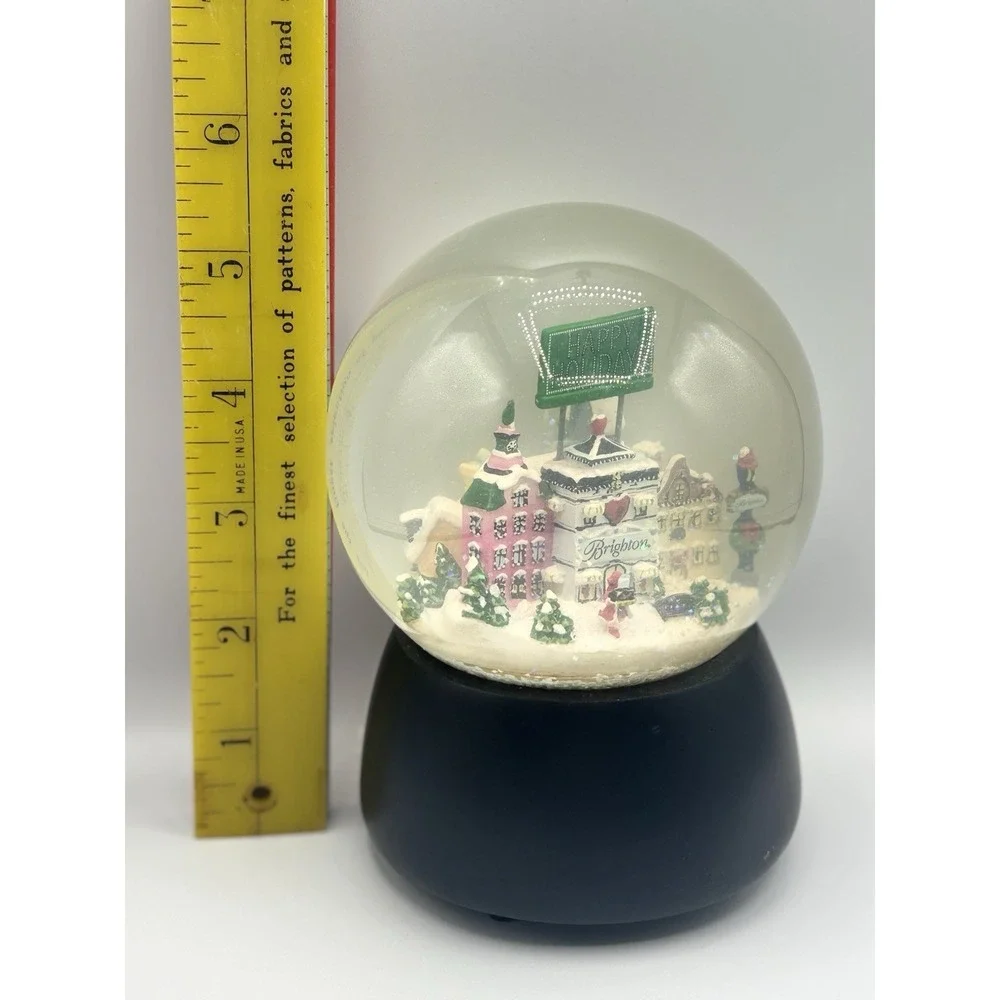 Vintage Christmas BRIGHTON VILLAGE Storyland Musical Snow Globe –‎ 